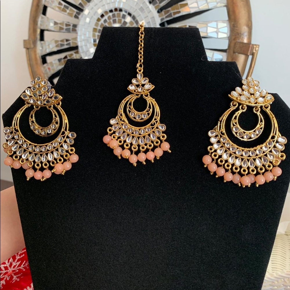 Tikka set peach